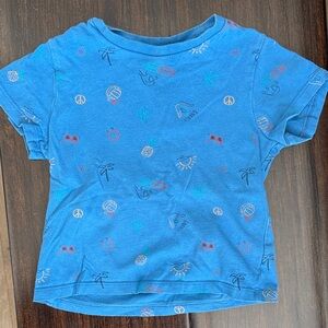 Tucker + Tate Vibrant Blue Kids Tee with Fun Graphics